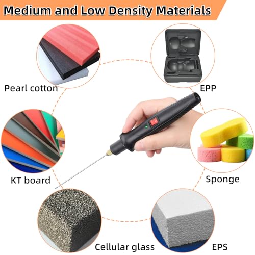 GOCHANGE 18W Foam Cutter, 10CM Electric Hot Knife, Upgraded Styrofam Cutting Tool With 100-240V Transformer Adaptor, Board Wire Cutter with Button and Power Light - Image 3