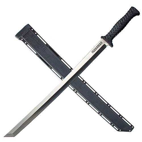 Guardian 24″ Full Tang Stainless Steel Tanto Tip Sword with ...