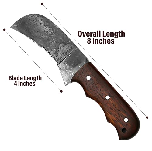 Hatf.Blade Lineman's Hawkbill Knife with Sheath - Wire Skinning Knife, Electrician Knife for Professionals, Heavy-Duty Utility Knife - Image 3