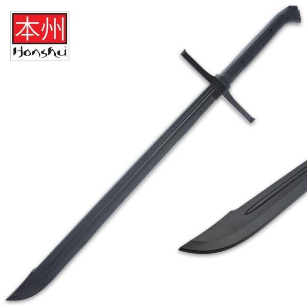 Honshu Polypropylene Bokken Training Sword - Style Options | Blunt Longsword | Practice Swords for Sparring | Balanced & Weighted for Real Feel | Virtually Indestructible | Great for Cosplay - Image 3