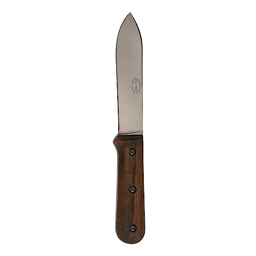 KA-BAR Becker Kephart Fixed 5.1 in Blade Walnut Handle, Brown BK62 Overall Length: 9.688", Carbon Steel