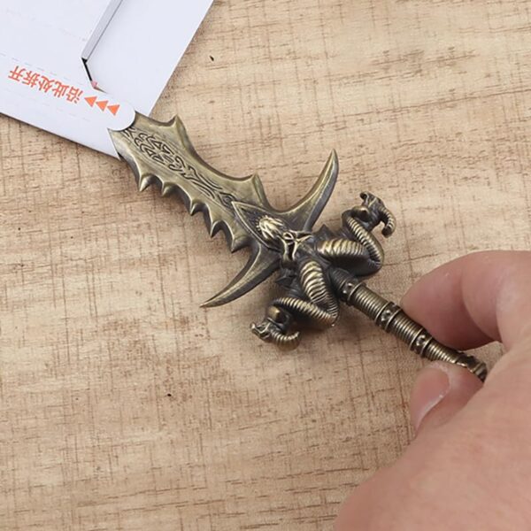 OEAYA Letter Opener,Goat Sword Mail Envelope Opener,Zinc Alloy Letter Openers Envelope Slitter for Package,Envelope,Paper Cut,Safe Mail Opener - Image 3