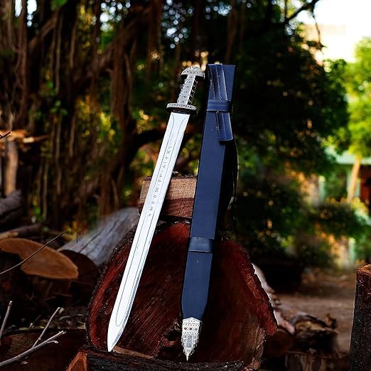 Viking Sword Ragnar Lothbrok Sword Vikings Sword of Kings The Ragnar Sword Ironside Sword - Medieval Sword of Viking The Symbol of Kingship-Sword for Gift for Men |Medieval Barbarian Sword| - Image 3