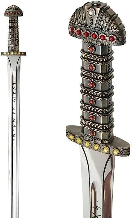 Viking Sword Ragnar Lothbrok Sword Vikings Sword of Kings The Ragnar Sword Ironside Sword - Medieval Sword of Viking The Symbol of Kingship-Sword for Gift for Men |Medieval Barbarian Sword|