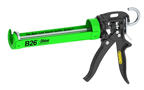 Albion Engineering Company B26 B-Line Manual Cartridge Caulking Gun, 1/10 Gallon (10 oz), 26:1 Drive