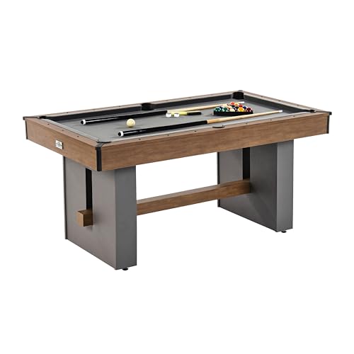 Barrington Billiards 5.5' Urban Drop Pocket Table with Pool Ball and Cue Stick Set, Perfect for Game Rooms