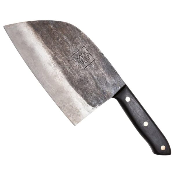 COOLINA Knife PROMAJA Handmade Multipurpose Chef’s Knife, Carbon Steel Knife with Wooden Handle for Indoor and Outdoor Cooking | Well Balanced and Elegant Knife