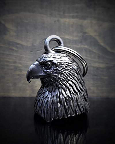 Eagle Head Motorcycle Biker Bell Accessory or Key Chain for Luck - Image 3