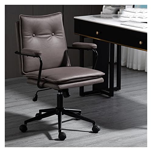 Home Computer Chair Student Dormitory Study Chair Back Comfortable sedentary Office Chair Desk (Color : E, Size : 1) (Black 1) - Image 2