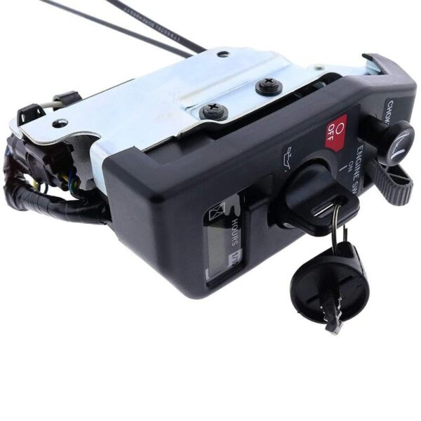 Ignition Starter Switch Control Box Assy with 2 Keys and 2 Throttle Cables Fit Intended for GX630 GX690 10KW Double CYR Gasoline Generator